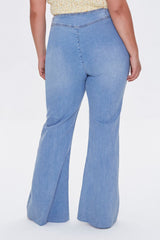 Plus Size High-Rise Flare Jeans