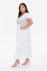 Plus Size Gauze Maxi Dress