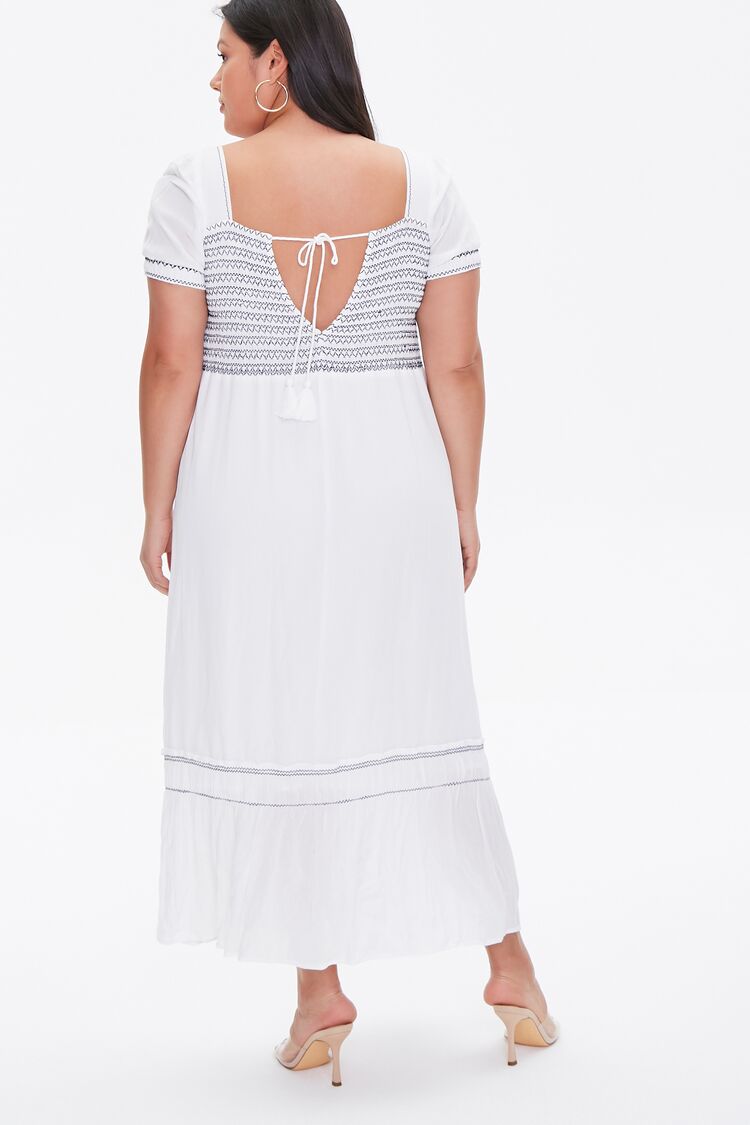 Plus Size Gauze Maxi Dress