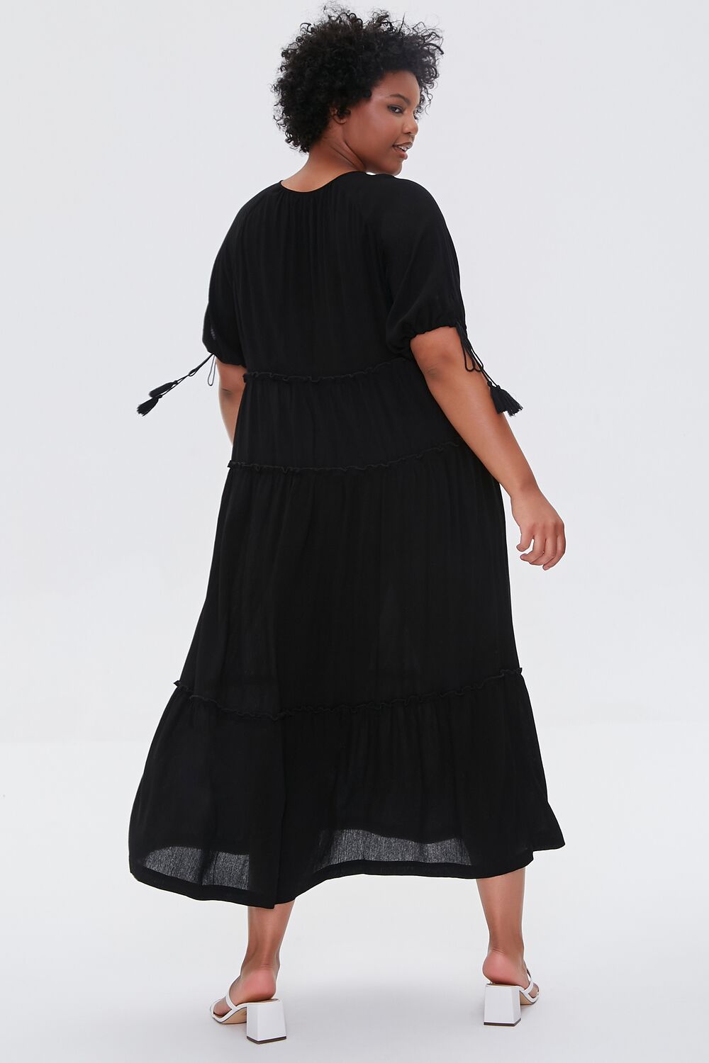 Plus Size Tiered Maxi Dress
