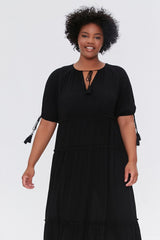 Plus Size Tiered Maxi Dress