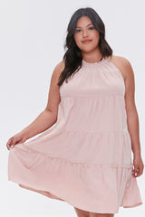 Plus Size Trapeze Mini Dress