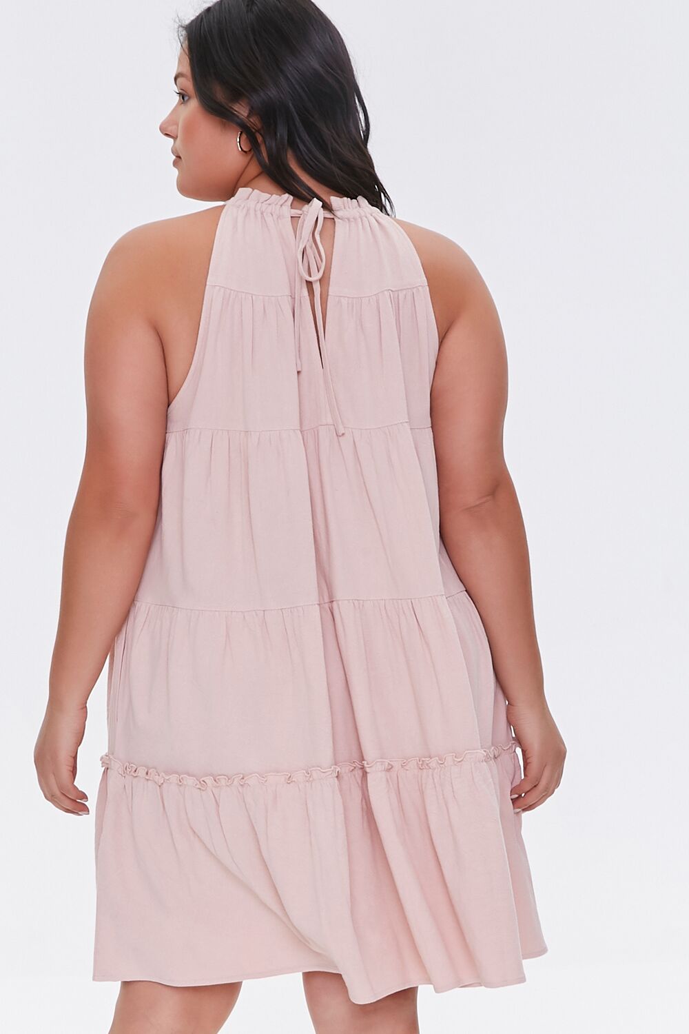 Plus Size Trapeze Mini Dress