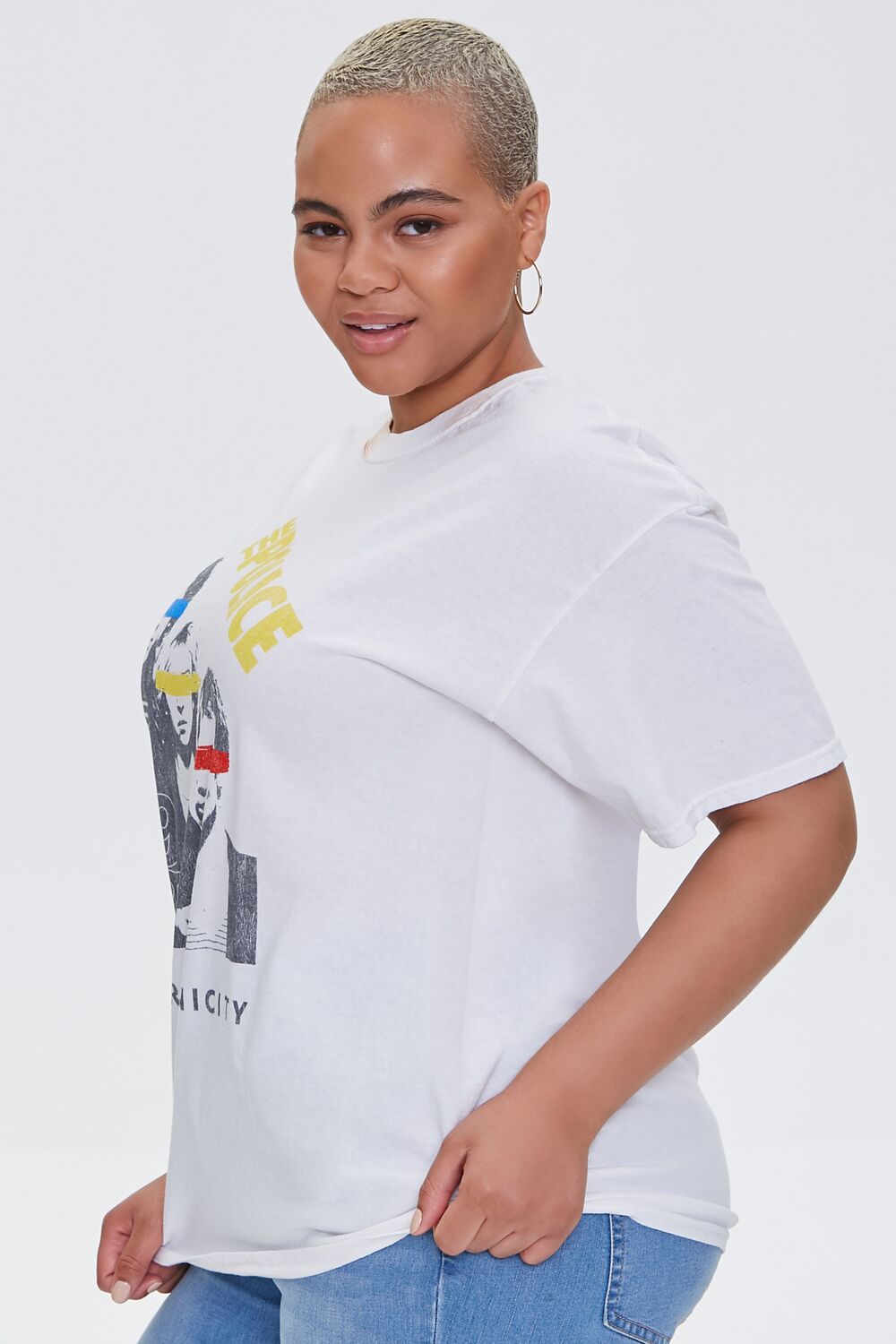 Plus Size The Police Graphic Tee