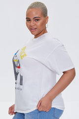 Plus Size The Police Graphic Tee