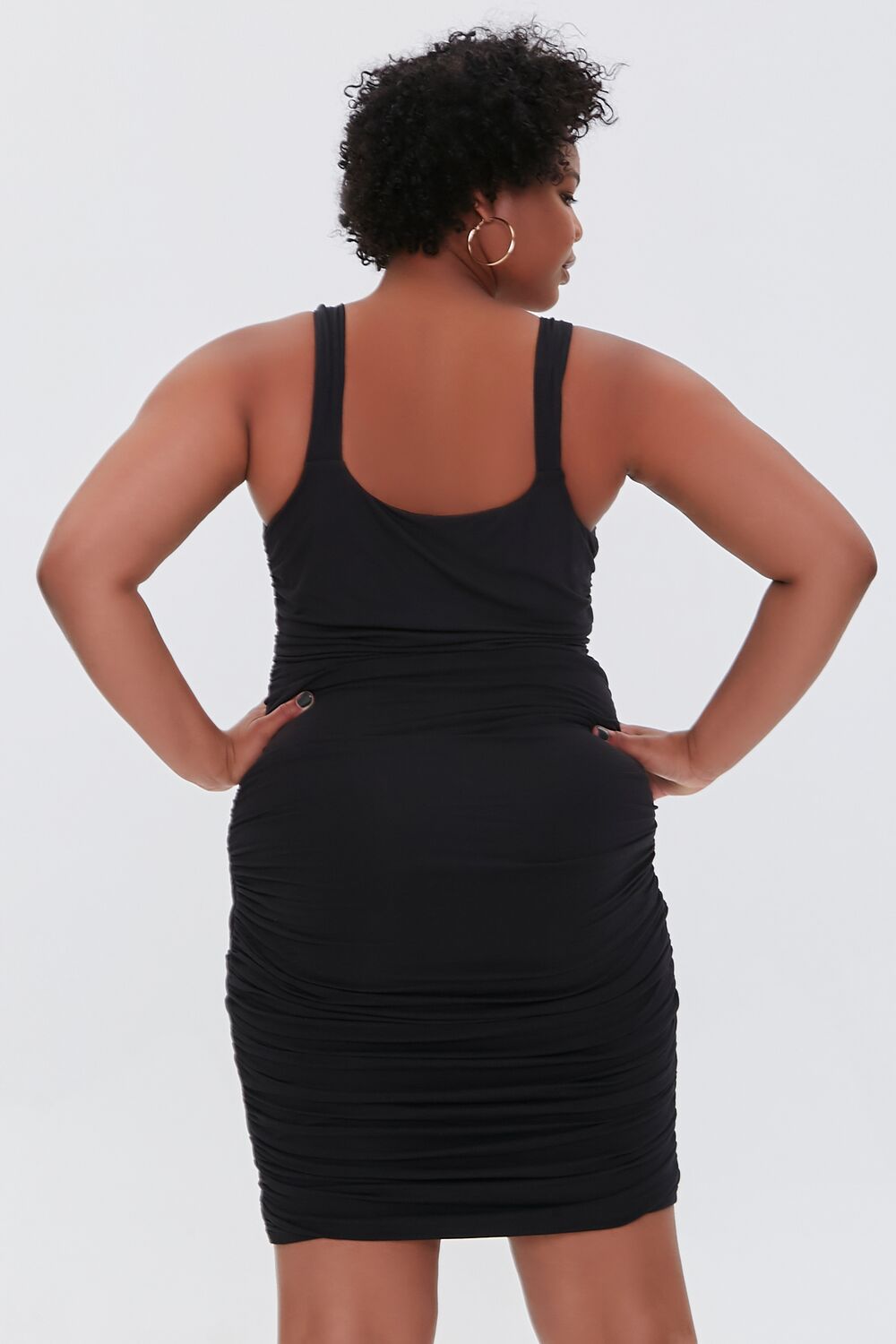 Plus Size Ruched Bodycon Dress