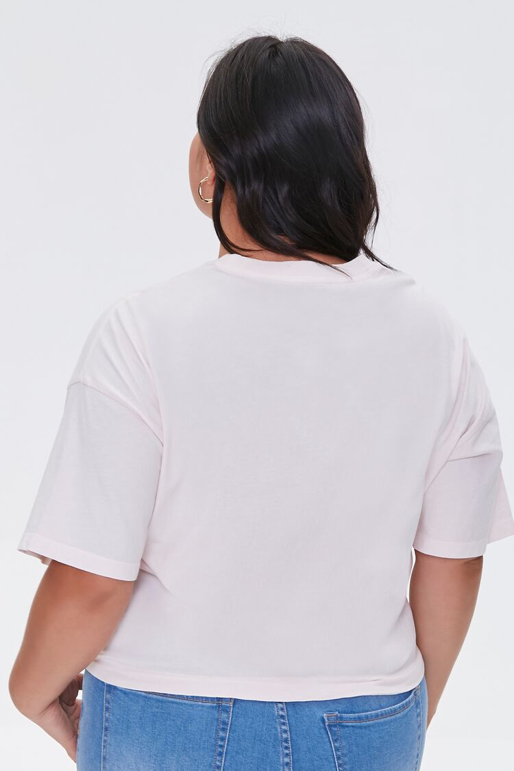 Plus Size Be Kind Cropped Graphic Tee