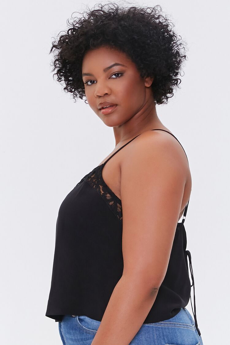 Plus Size Lace-Trim Cami