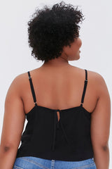 Plus Size Lace-Trim Cami