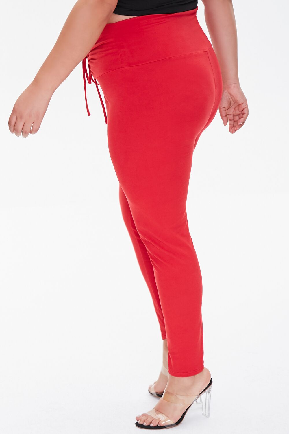 Plus Size Drawstring Leggings