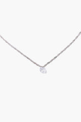 CZ Stone Charm Necklace