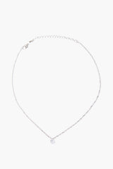CZ Stone Charm Necklace