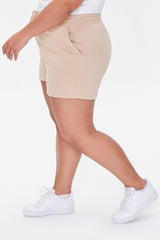 Plus Size French Terry Shorts