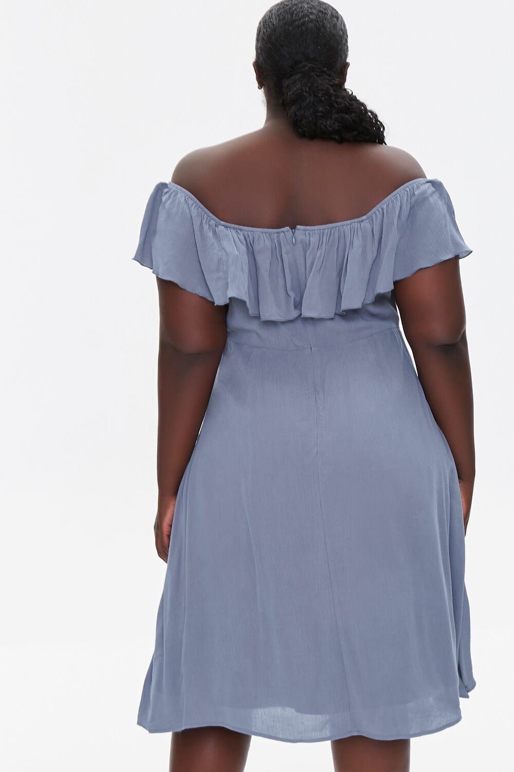 Plus Size Off-the-Shoulder Dress