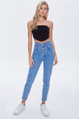 Sweater-Knit Cropped Cami