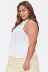 Plus Size Heathered Tank Top