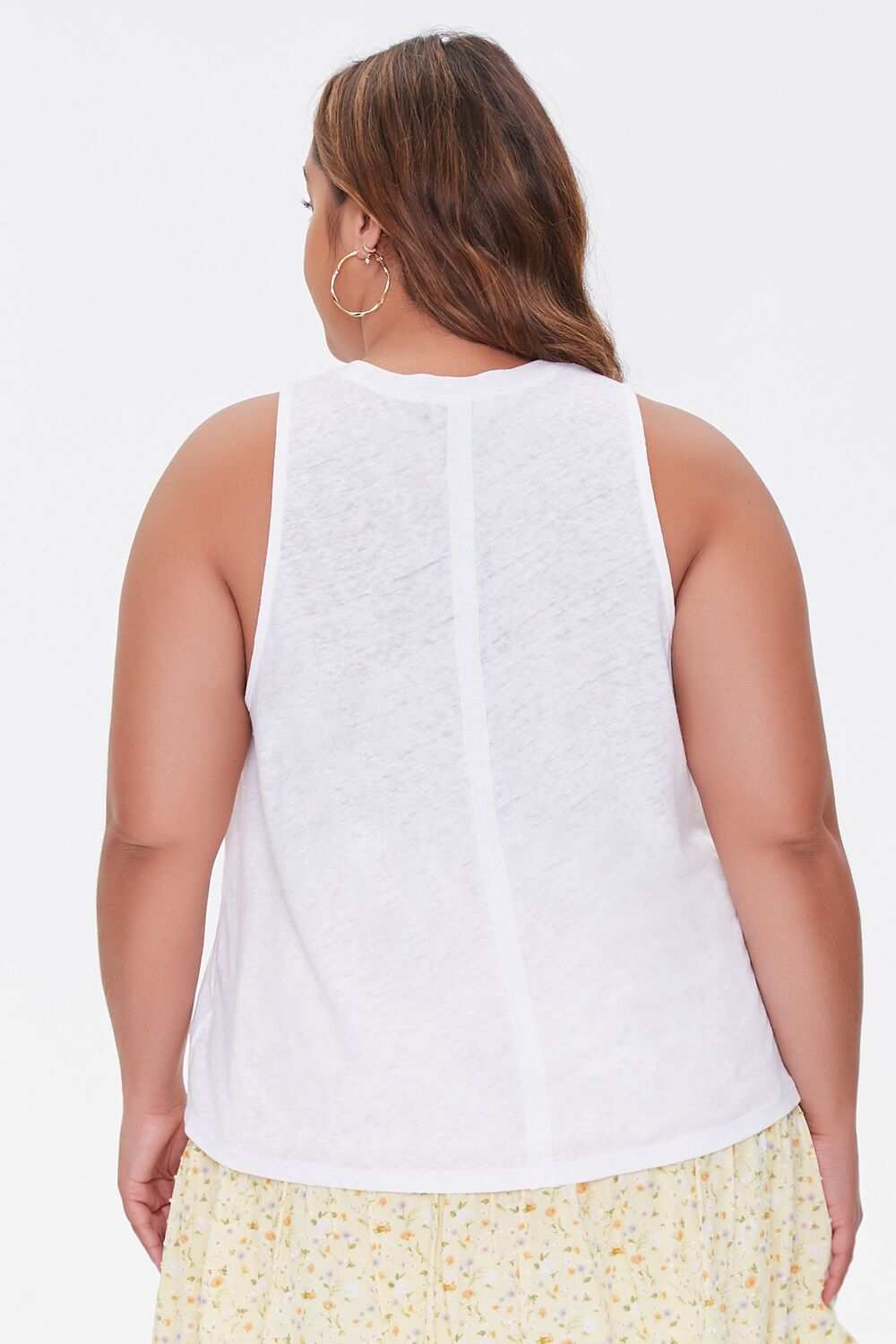 Plus Size Heathered Tank Top