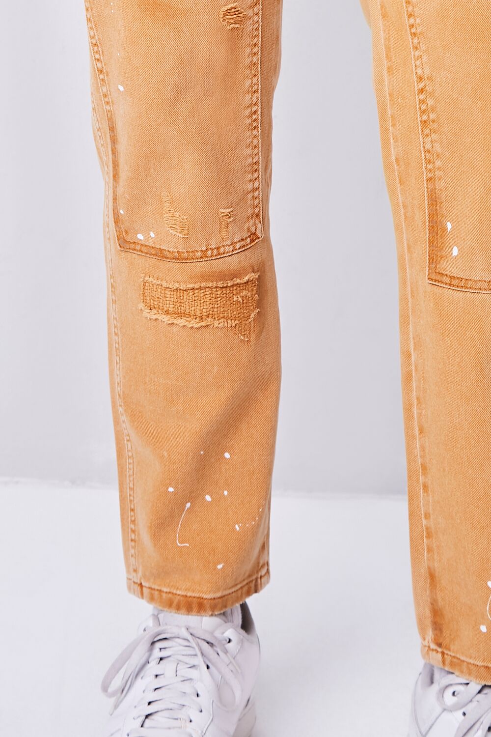 Distressed Paint Splatter Pants