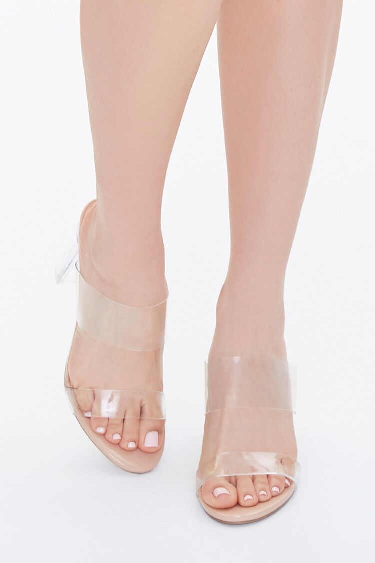 Transparent Lucite Block Heels