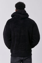 Faux Shearling Teddy Hoodie