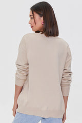 Sweater-Knit Crop Top & Cardigan Set