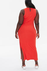 Plus Size Maxi Tank Dress