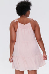 Plus Size Trapeze Mini Dress