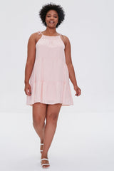 Plus Size Trapeze Mini Dress