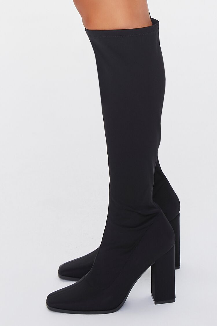Knee-High Block Heel Boots