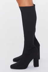 Knee-High Block Heel Boots