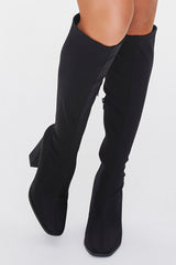 Knee-High Block Heel Boots