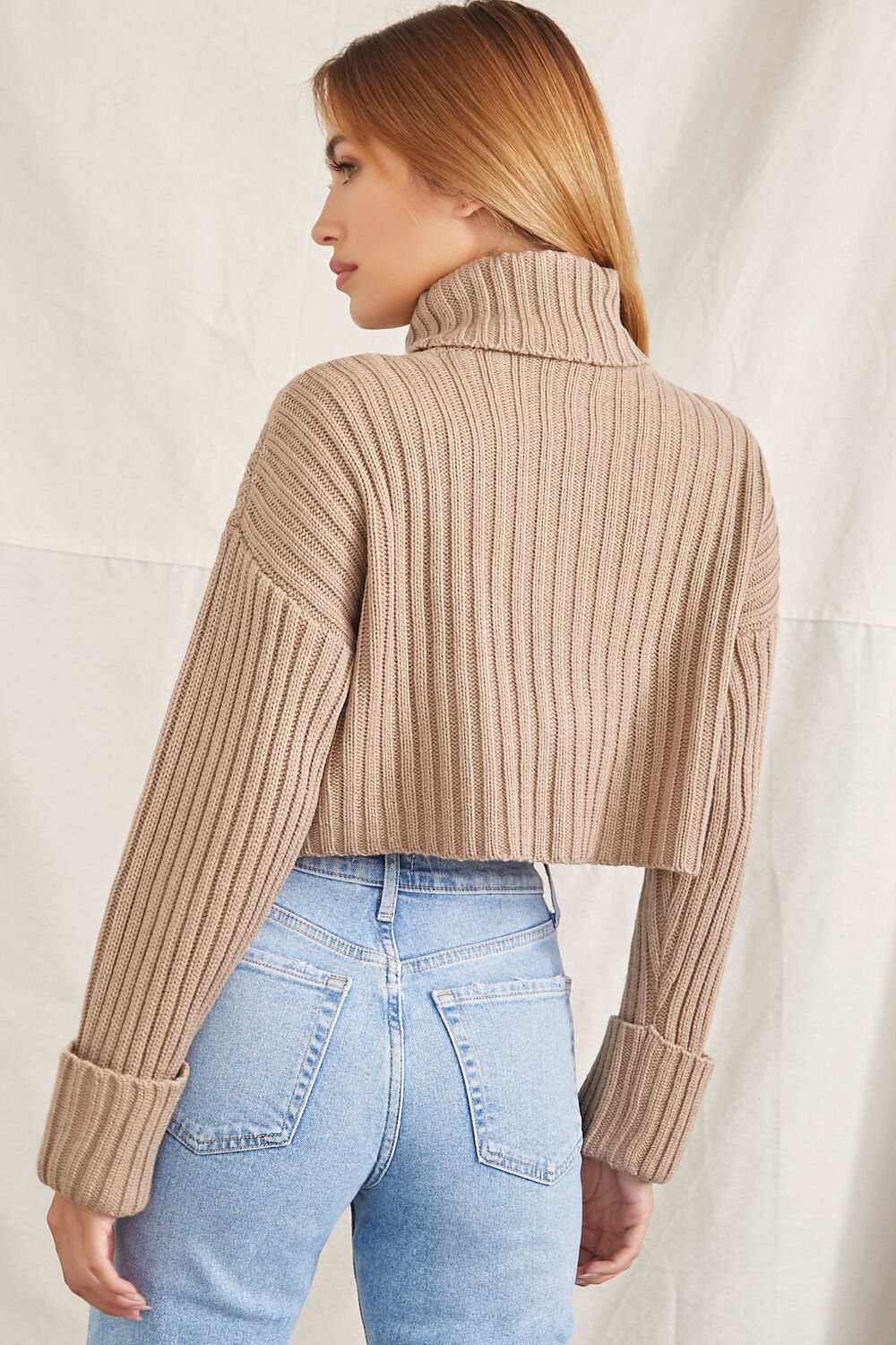Turtleneck Cropped Sweater