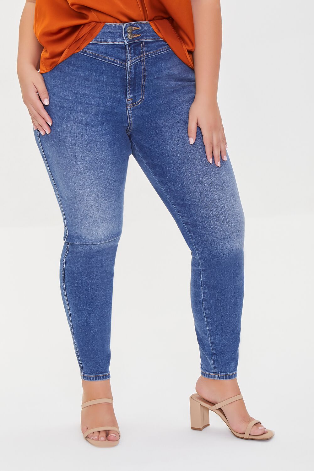Plus Size Skinny Uplyfter Jeans