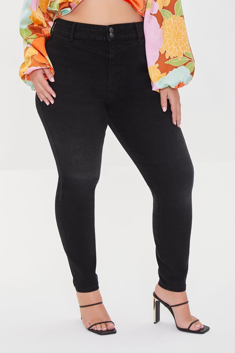 Plus Size Skinny Uplyfter Jeans