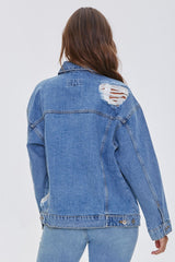 Basic Recycled Cotton-Blend Denim Jacket
