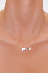 Zodiac Pendant Necklace