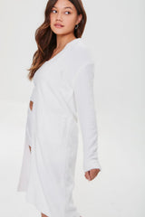 Fuzzy Knit Duster Cardigan