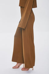 Satin Wide-Leg Pants