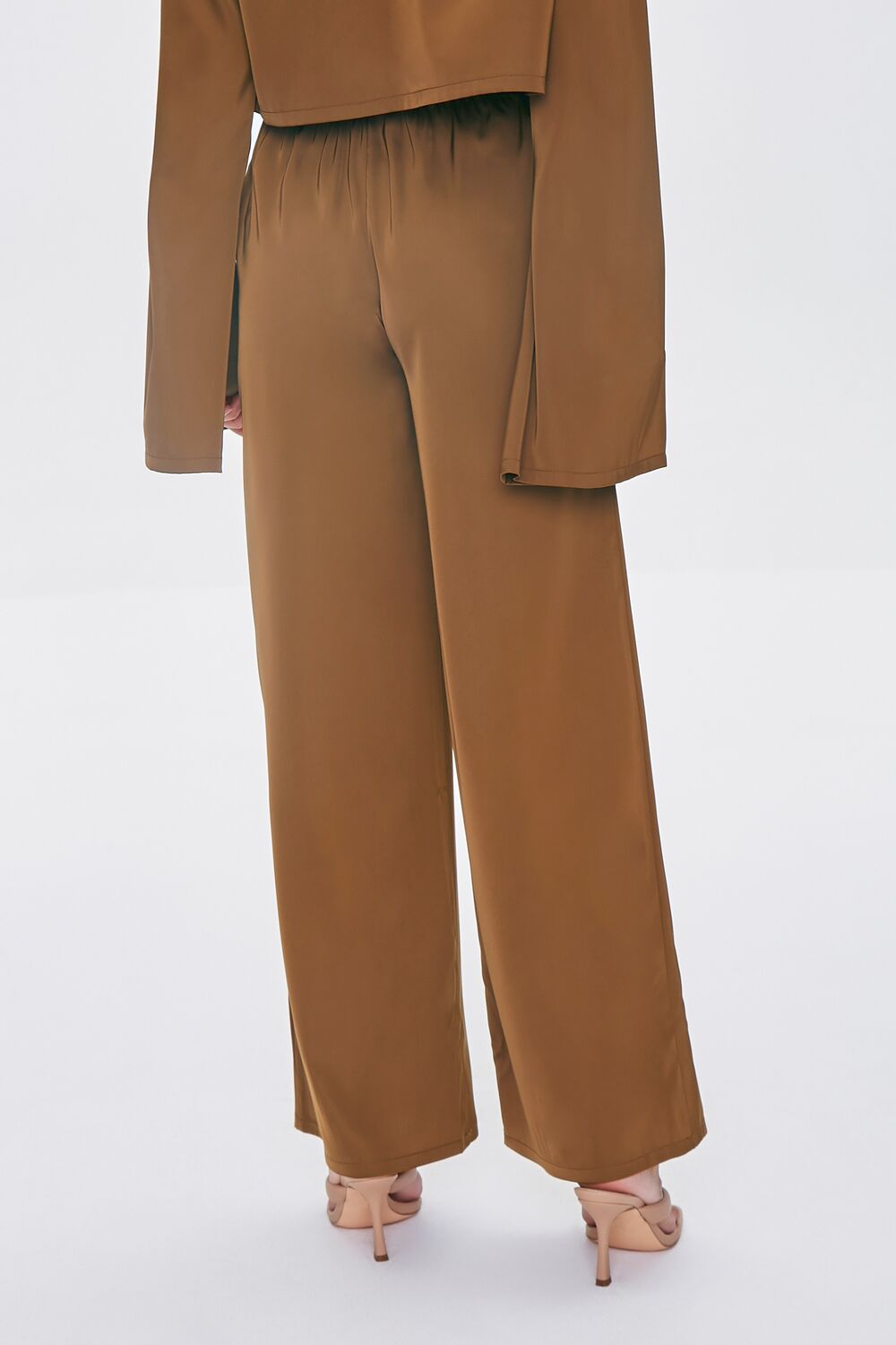 Satin Wide-Leg Pants