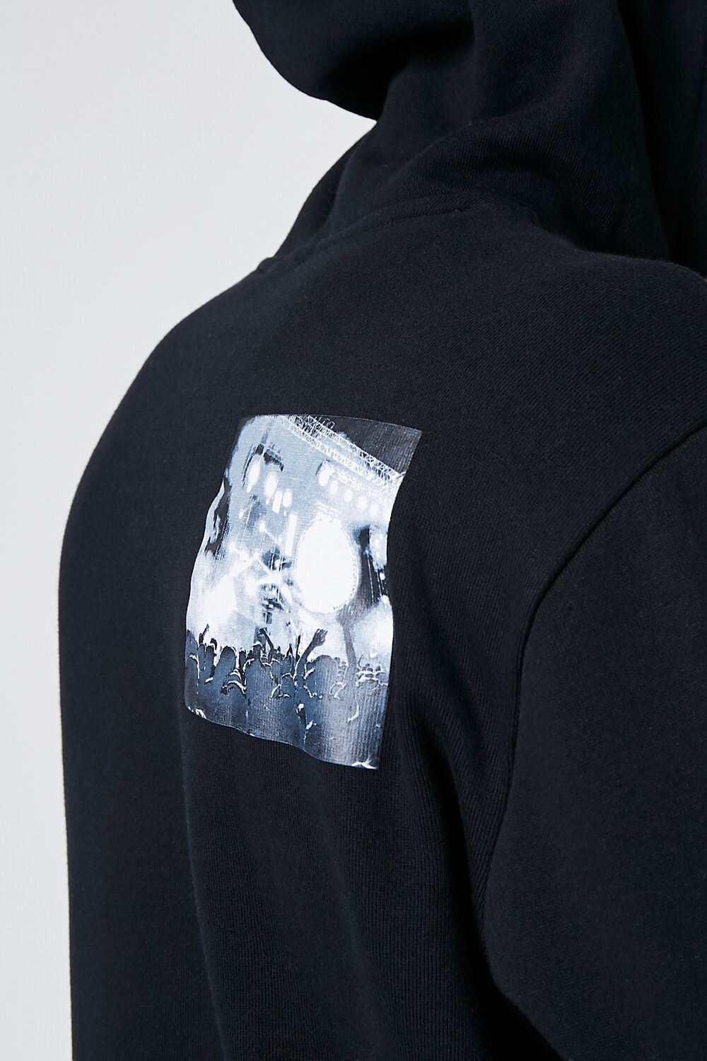 Cityscape Graphic Fleece Hoodie
