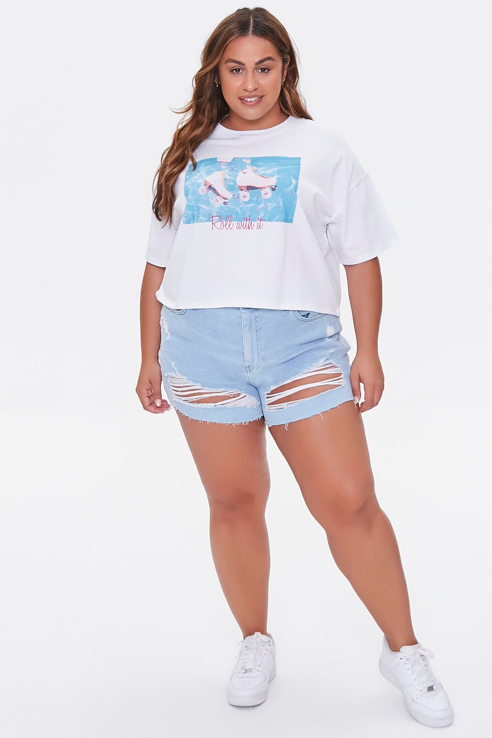 Plus Size Moxi Skates Graphic Tee
