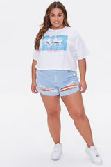 Plus Size Moxi Skates Graphic Tee