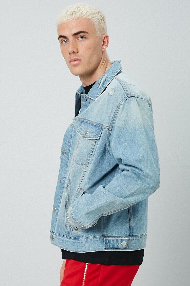 Distressed Denim Jacket