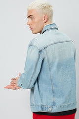 Distressed Denim Jacket
