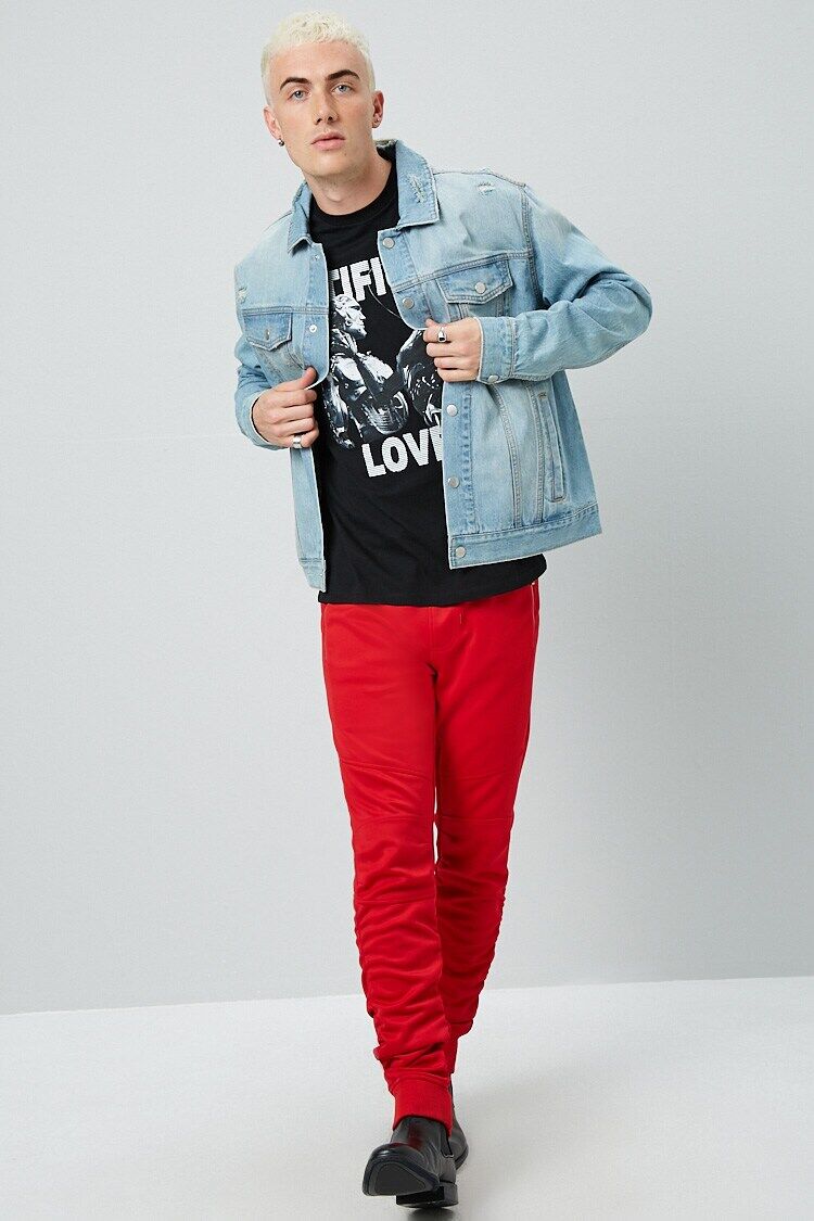 Distressed Denim Jacket