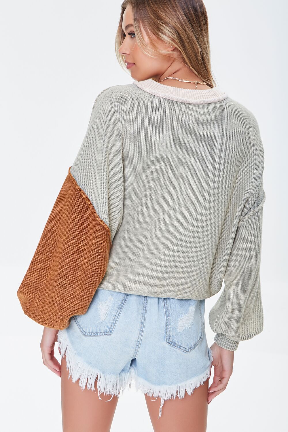 Colorblock Inverted-Seam Sweater