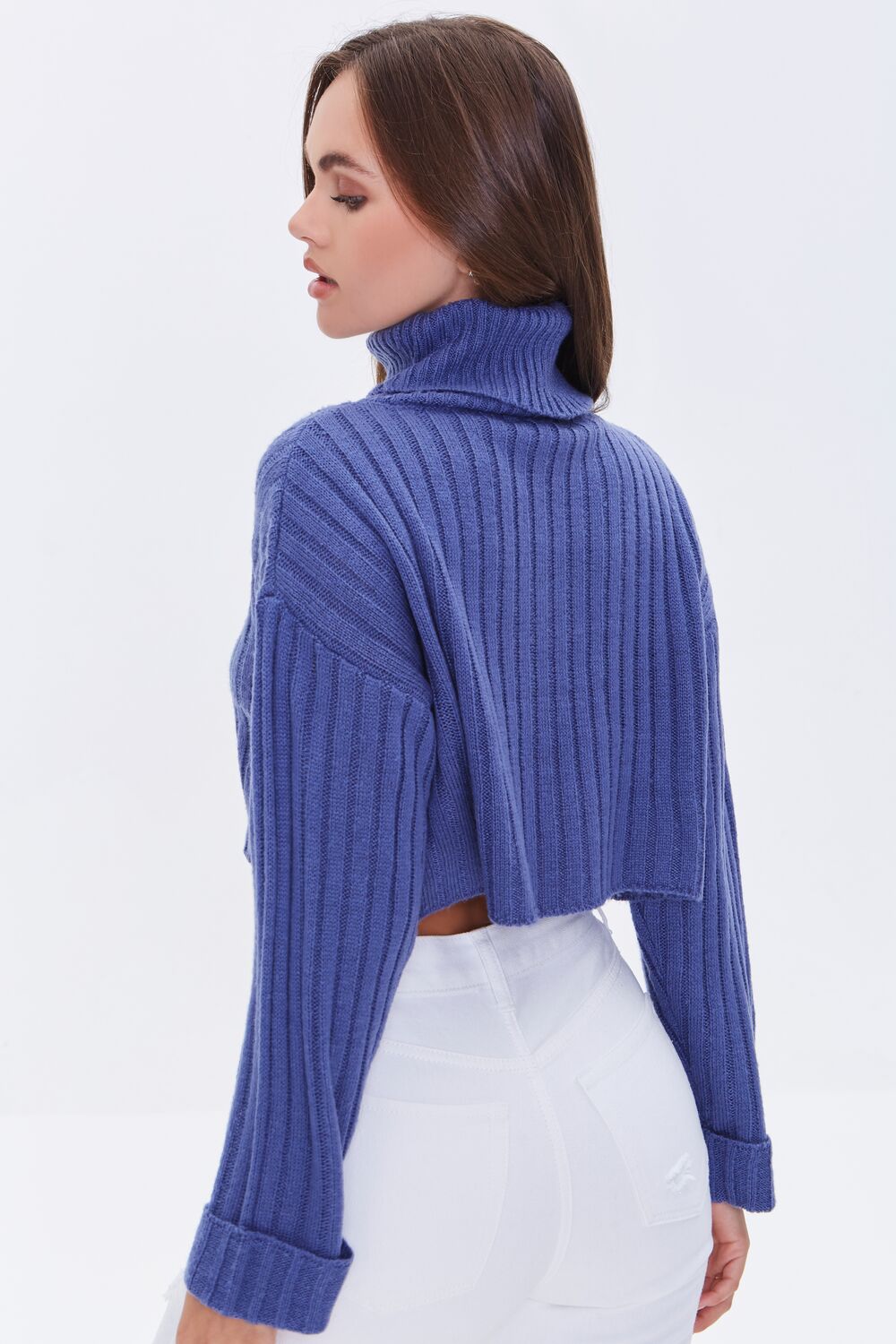 Ribbed Turtleneck Sweater