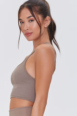 Seamless Caged-Back Sports Bra