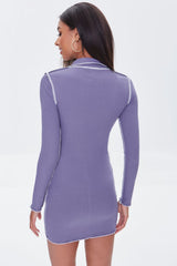 Ribbed Mini Bodycon Dress