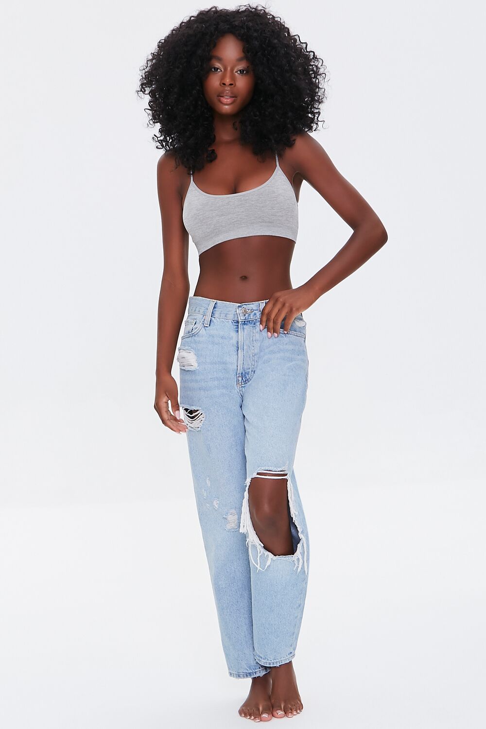 Seamless Heathered Padded Bra